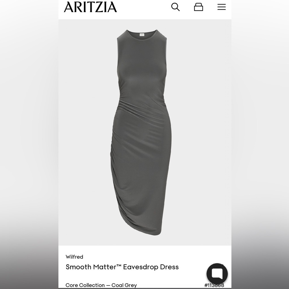 Gray Eavesdrop Dress